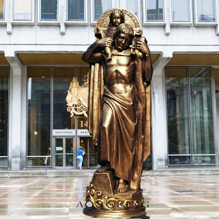 Religious Sculpture Bronze Saint Catherine of Siena  Life size Saint Saint Catherine of Siena Bronze Statue for church