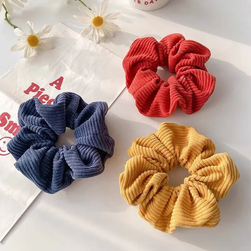 Factory Wholesale Hair Scrunchies Girls Hair Scrunchies Large Scrunchies Elastic Hair Bands