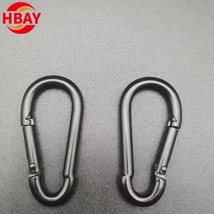 304 Stainless Steel Spring Hook Fastener Clevis Slip Hook with Latch and Eye Slip Hook for Rigging Buckle Connecting