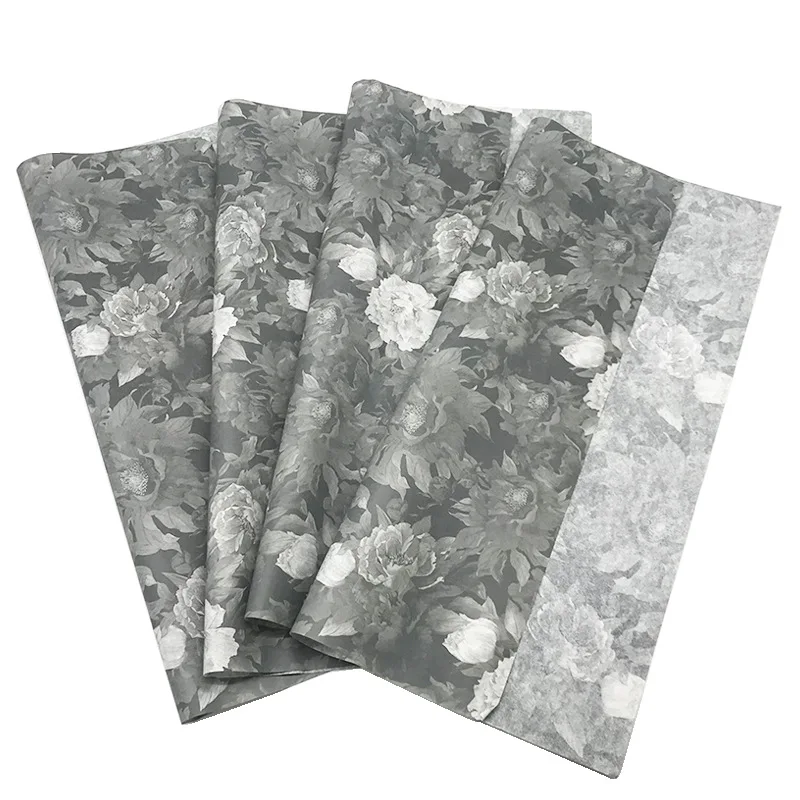 Recycled 30gsm Red Rapping Tissue Paper Christmas Wrapping Paper For Gift