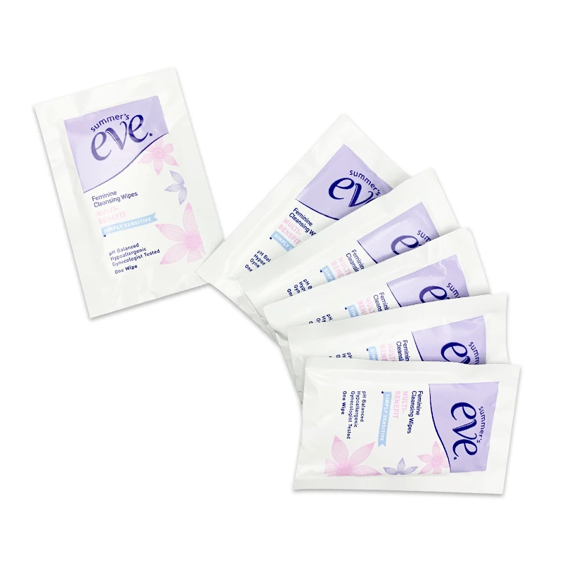 OEM натуральные очищающие влажные салфетки RO для взрослых, Женская гигиена, влажные салфетки Yoni