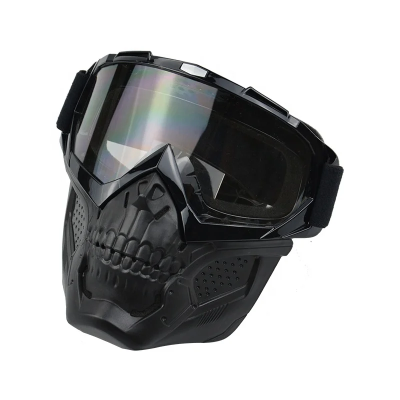 Outdoor cross country sports Skiing Retro cool face cover off road vehicle motorcycle Cross country glasses