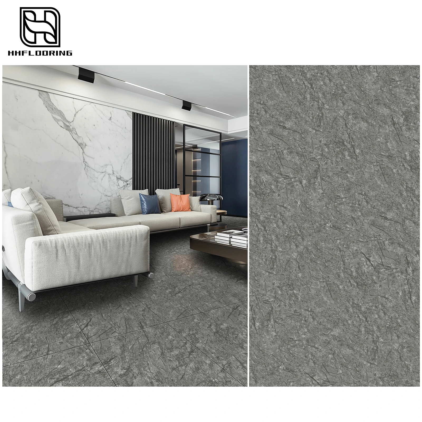 in store Indoor ecofriendly luxury interlocking floor tile plank 4mm vinyl spc flooring