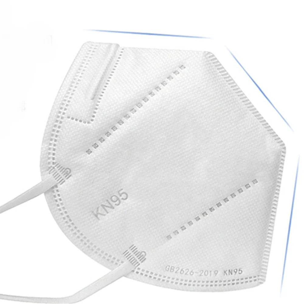 5-Ply White Non-Woven Fabric Face Mask with Earloop Soft Facemask for Dust Protection Respirator & Mask