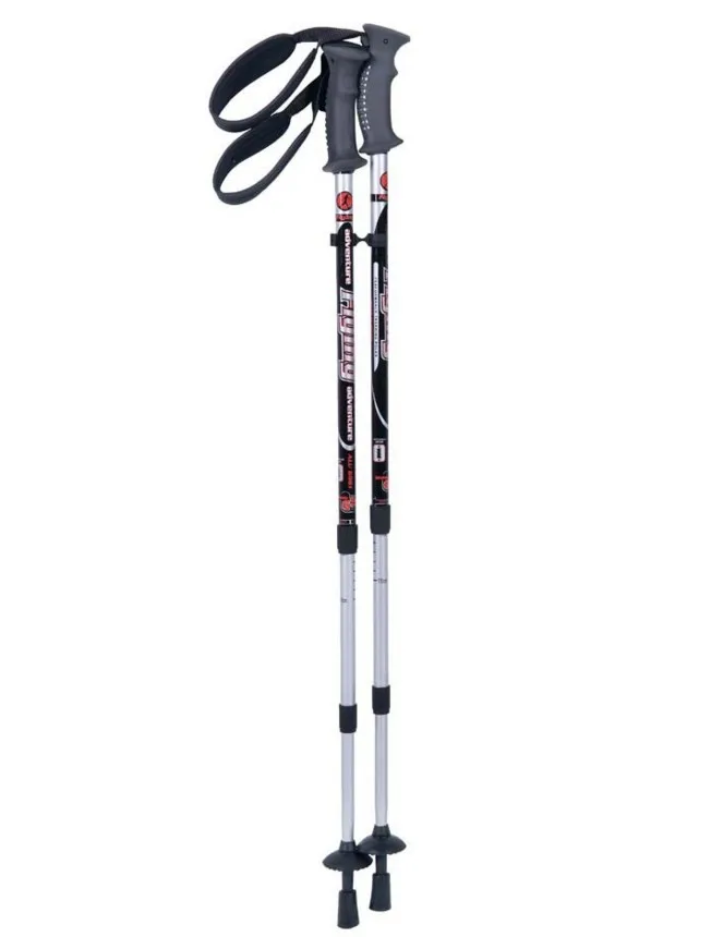 High quality ski poles foldable crutch bastones Trekking Pole carbon nordic walking sticks walking pole alpenstock trekking