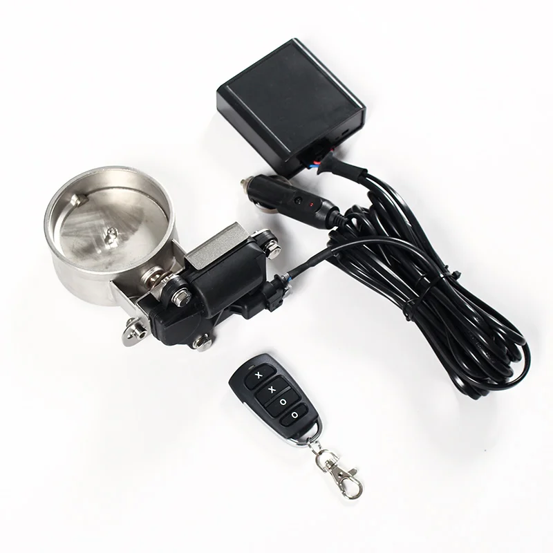 2.5inch 63MM electric valve exhaust cutout with Remote control for racing car