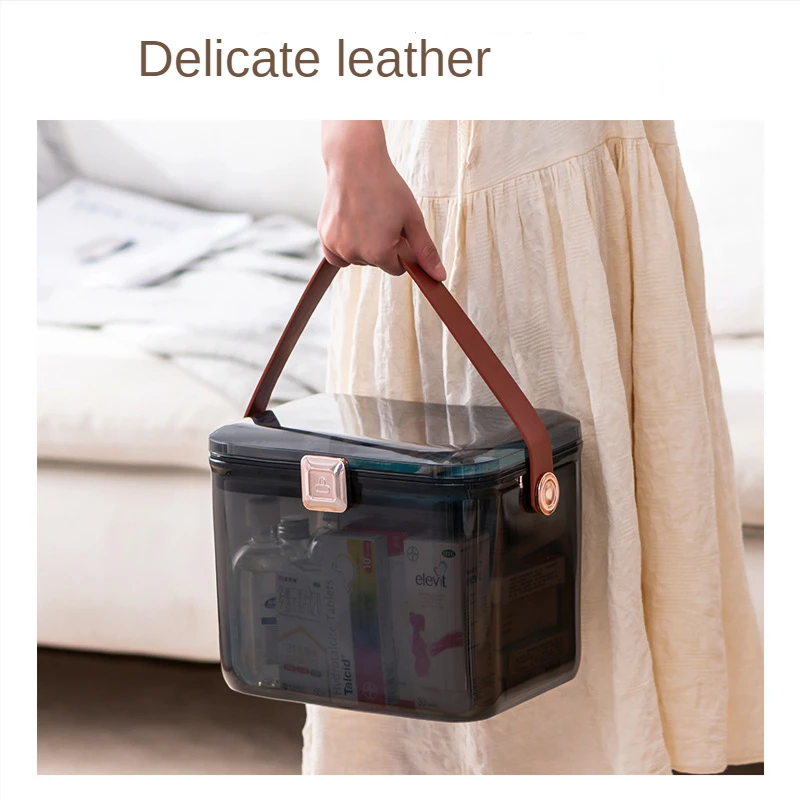 Two Layers Medicine Chest Plastic Home Use Storage First Aid Kit Box Cabinet storage box hot sale products