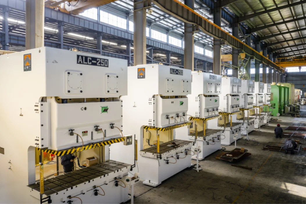 Car body making machine  stamping machine ALC series 200ton  with NC Servo feeder machine and molds whole line solution