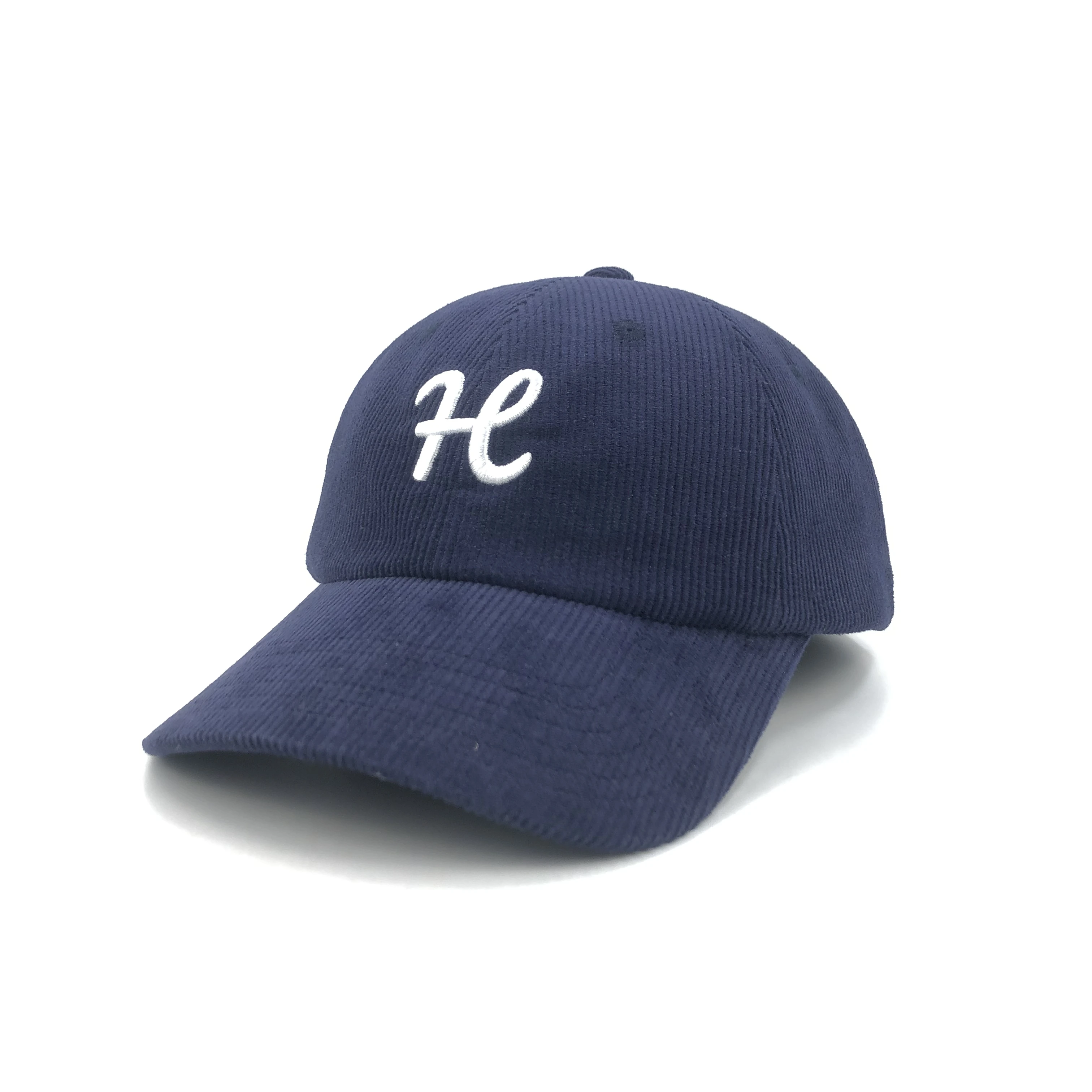 China corduroy Wholesale Custom Logo  Plain Gorros Blank Dad Hats Cotton Baseball cap for men