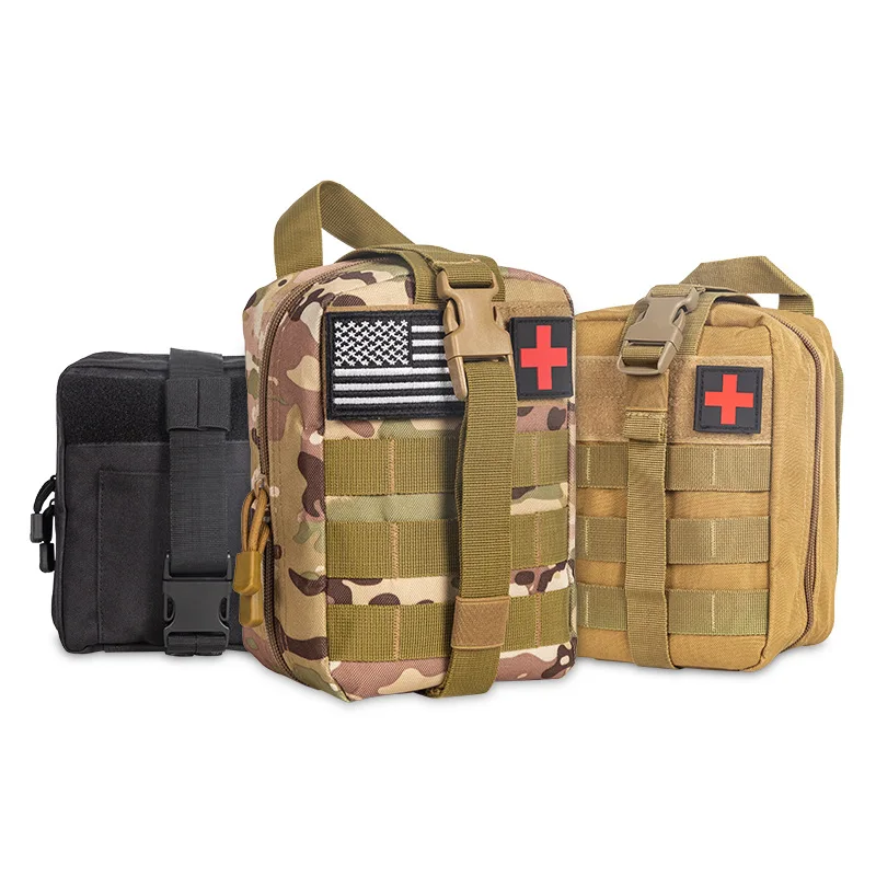 Survival First Aid Kit  Ifak Trauma Med Kit Emergency Medical Chest Seal Bleeding Control Kit, Tactical Molle Pouch for Travel