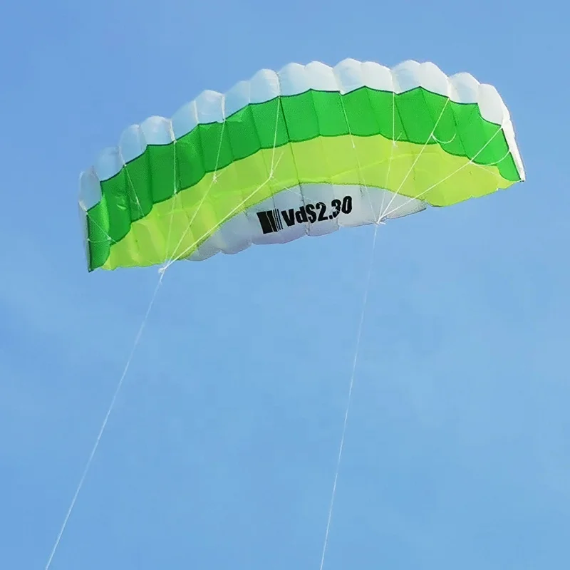 customized outdoor toys dual line parachute  inflatable power kite