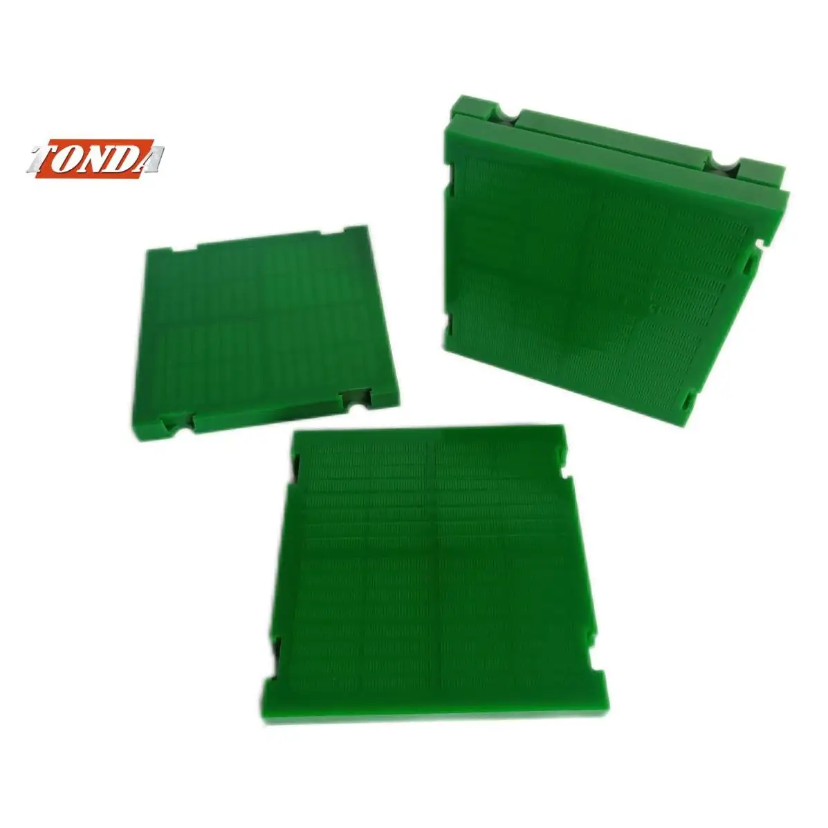 New 305*305mm Size Polyurethane Vibrating Screen Mesh Panel Steel Linear Type for Ore Dewatering in Mining Applications