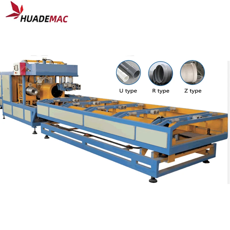 
UPVC PVC Pipe Online Full Automatic Single Double Oven Belling Machine / Plastic Pipe Making Machine 