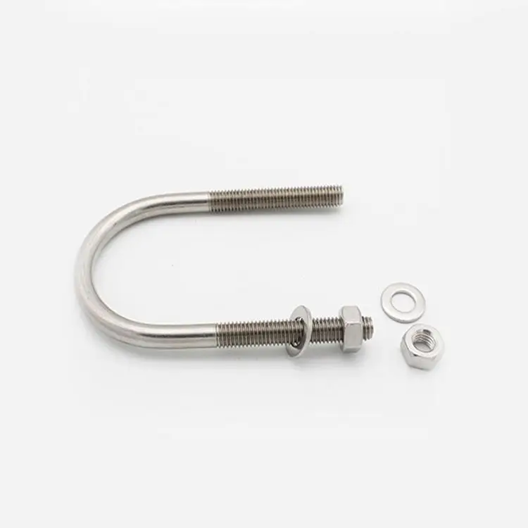 Truck Car Vehicle Hose Bolt Muffler Exhaust Pipe Small Customization Ss 304 316 430 U Type Clamp