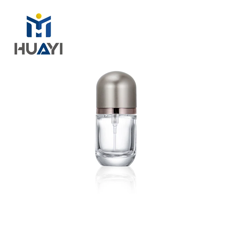 30ml wholesale manufacturer cylinder 15/400 crimp spray neck empty perfume glass bottle