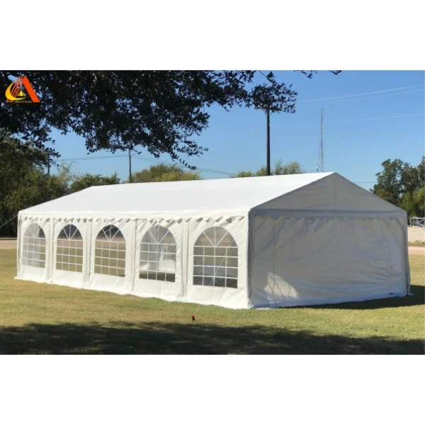 Herringbone canopy tent with PVC tarpaulin wall and roof A Shape tent for exhibition and event tent