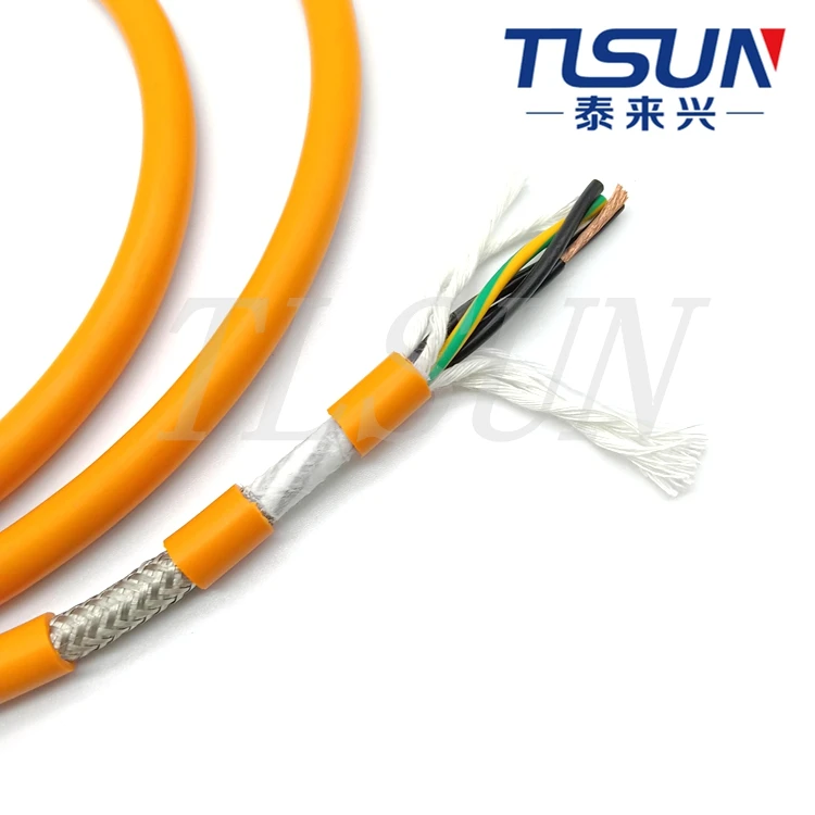 European Standard Line Highly Flexible Shielded Control Cable HF-CY 4X1.5MM2 Resistant to Repeated Bending