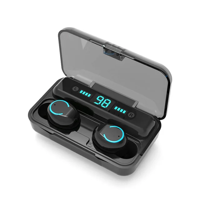 Wireless Earphone F9-9 with Microphone Sports Waterproof Wireless Headphones Headsets Touch Control Earbuds For Phone