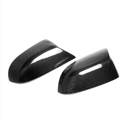 For Tesla Model 3 Y S 2012-2024 Highland ABS Carbon Fiber Car Side Rearview Mirror Cover Replacement all stock