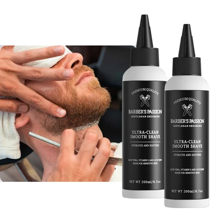 18 лет опыта смягчения бороды увлажняет кожу мужской Гель для бритья мужчин чувствительной кожи