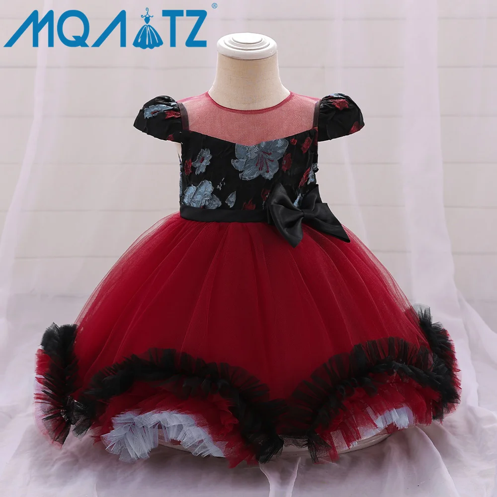 MQATZ Wholesale Kids Party Dress 2 Years Baby Girls Dress For Birthday