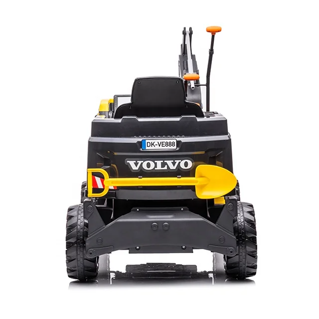 Licensed VOLVO Battery operated 12v electric toy remote control  ride on kids excavator for children