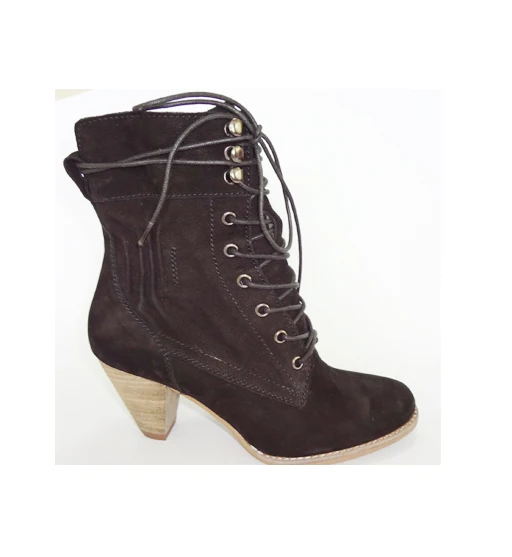 Ladies Genuine leather lace up ankle boots