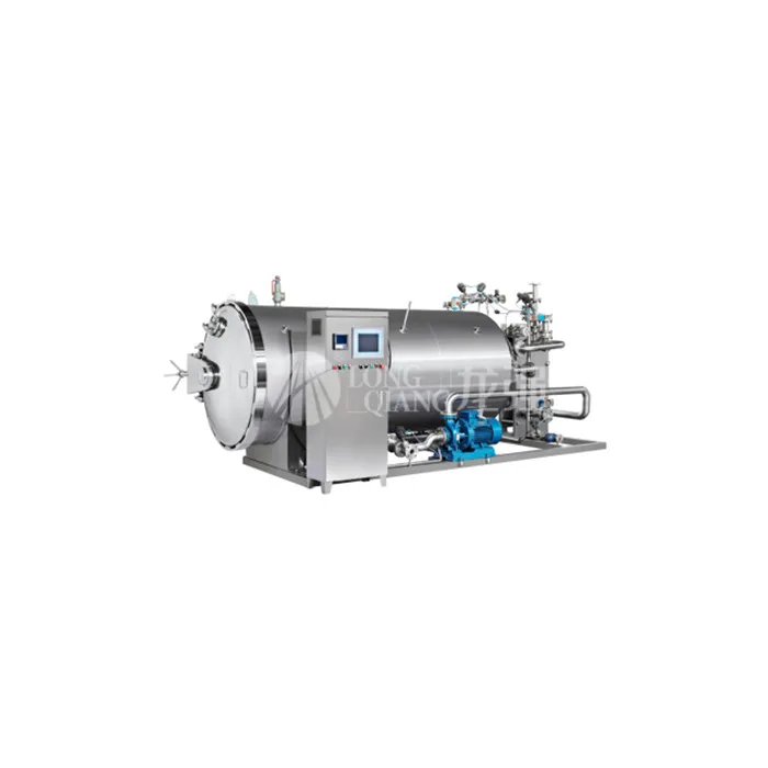Small Scale Stainless Steel 304  retort machinery sea food equipment details autoclave kit water spray retort machine