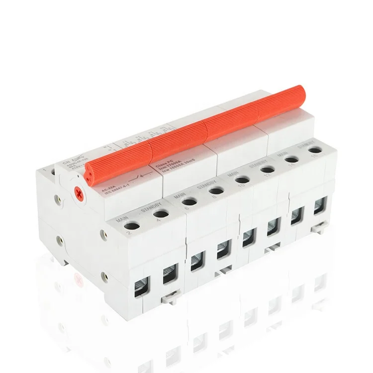 4P 125A Isolating Type Change Over Switch Break-Before-Make Transfer Switch