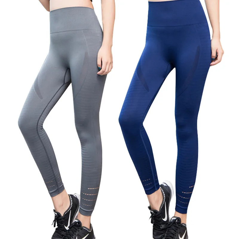 
Fitness High Elastic Tight Pants Sports Running Leg Pants Seamless Yoga Pants 