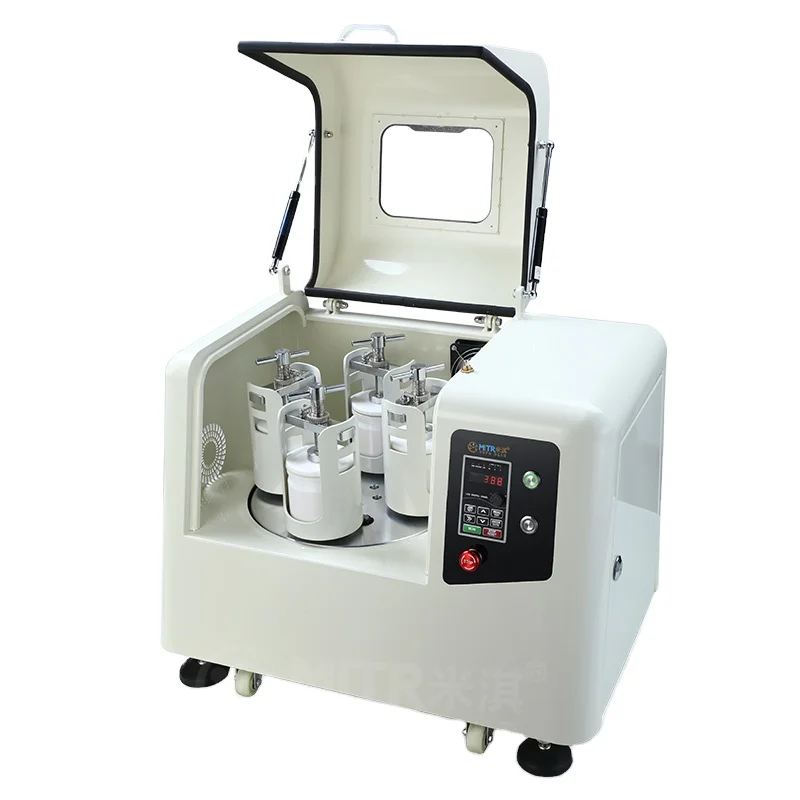 Nano Super Fine Powder Grinding Machine Ce Approved Laboratory Equipment Pulverizer Planetary Full Directional Lab Ball Mill 4L
