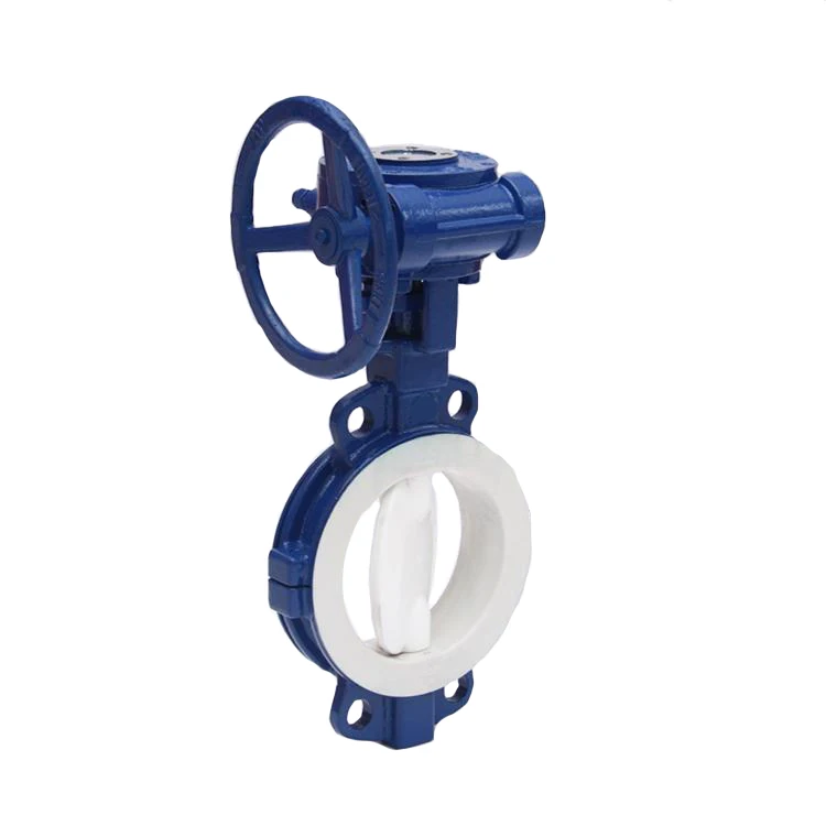 2025 Hot Sales Manual/Pneumatic High Quality DN80 Lining Fluorine Clip-on Butterfly Valve