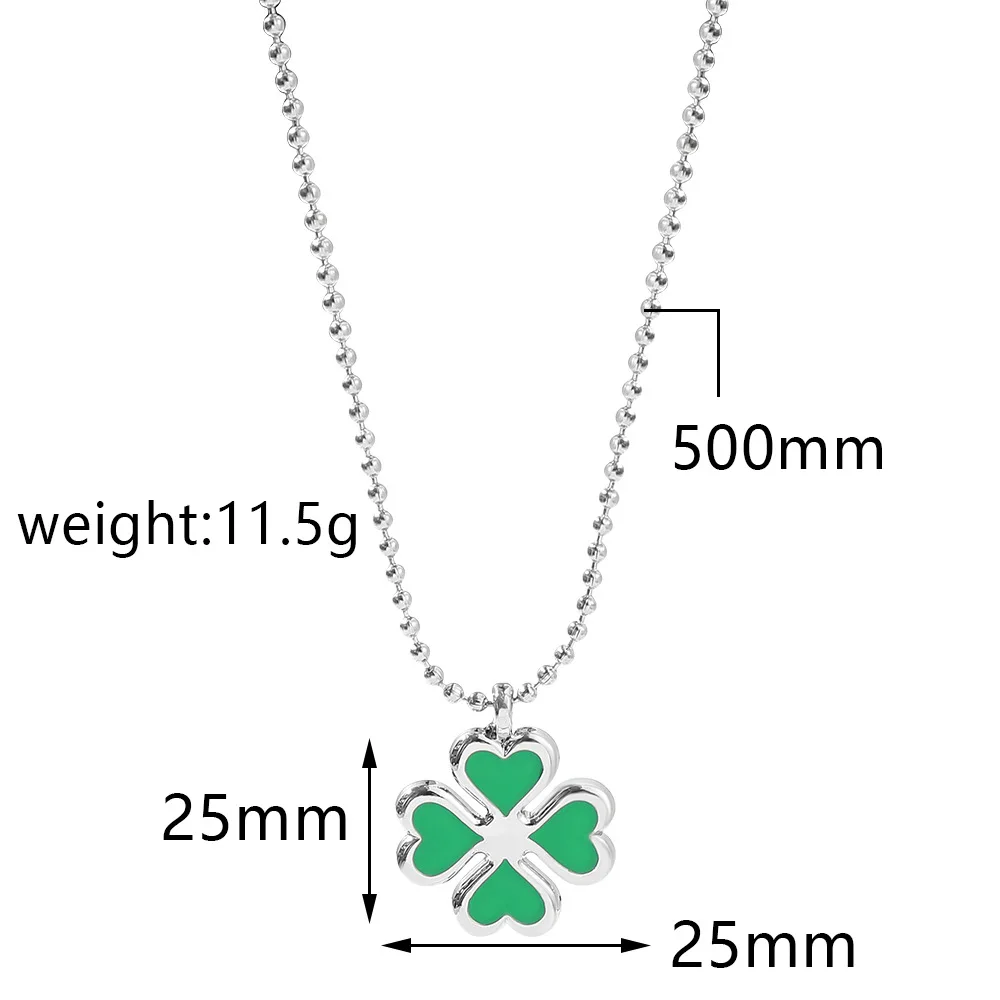 Wholesale Anime Mikey VS Tokyo Revengers Four Leaf Clover Pendant Necklace Izona Acrylic Earrings key chain Jewelry