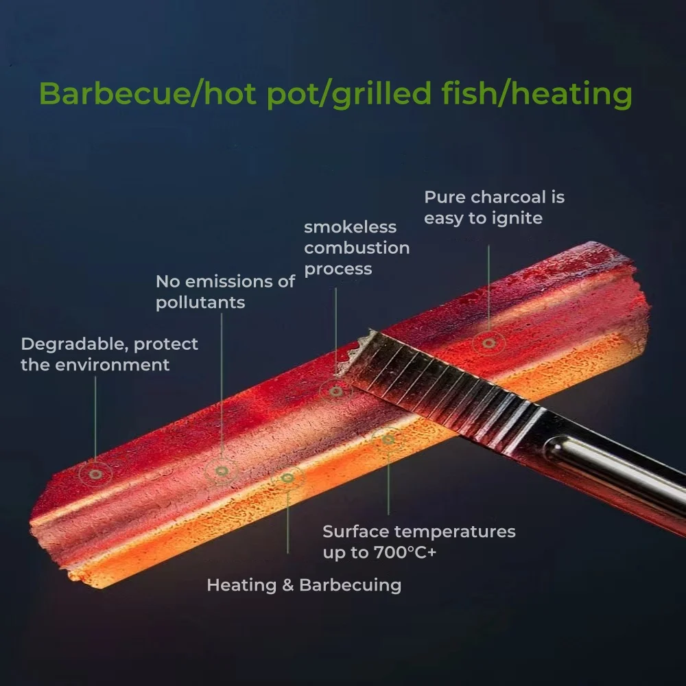 Wholesale Hardwood Charcoal for BBQ No Smoke for Indoor/Camping Cooking Steel and Corten Material Gas Fuel