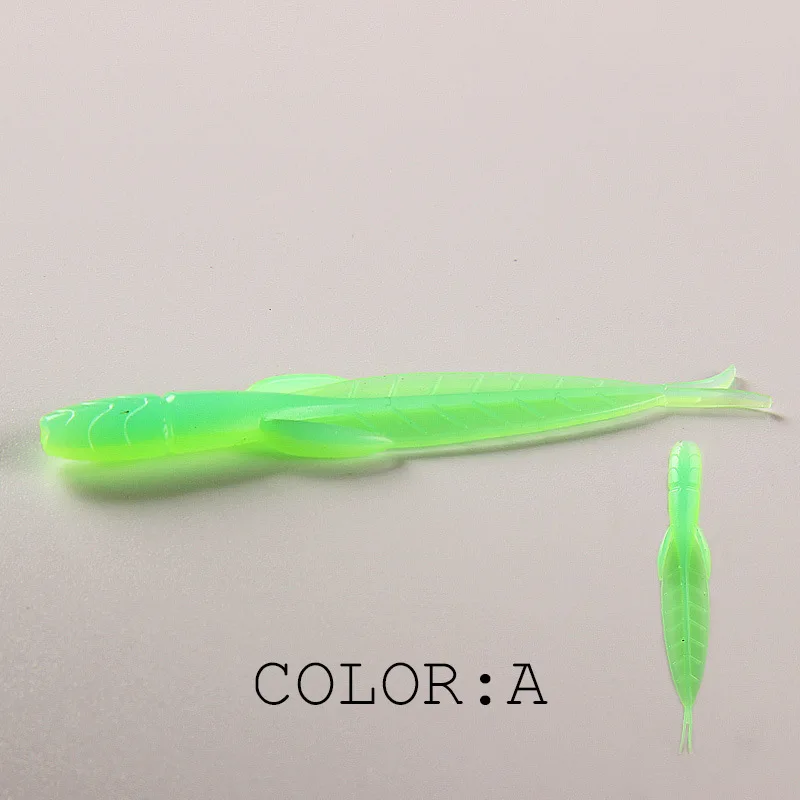 Hot Selling Fishing Lure 78mm 1.42g 20pcs /bag Leech Lure Bait Larva Soft Bait