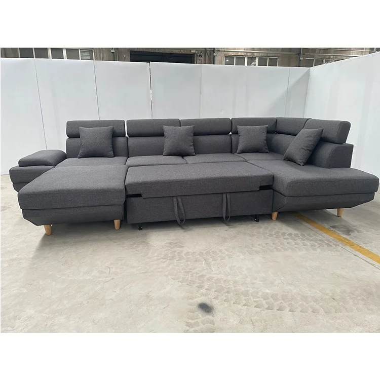 Modern Designs 7 Seater Living Room Furniture Comfortable Fabric Sectional Living Room Royal Sofa Set