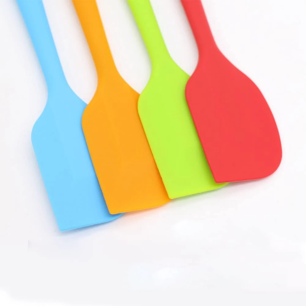 Wholesale Bpa free food grade Heat-Resistant Silicone Kitchen Utensil Set Baking Spatulas Non-stick Rubber Spatulas