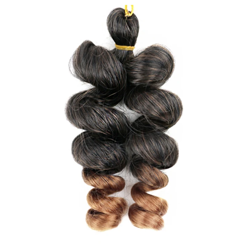 10inch two style 50g short French Curl Braid Spiral Curl Loose Wave Crochet Braid For Synthetic Hair Extensions