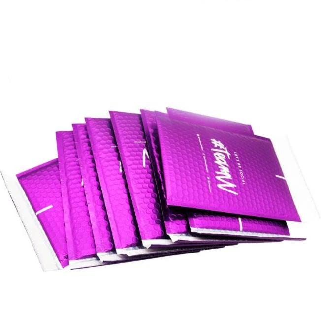 Aluminum Bubble Mailer Customized Foil Mailing Envelopes Protective Co-extruded Film Bag With Logo