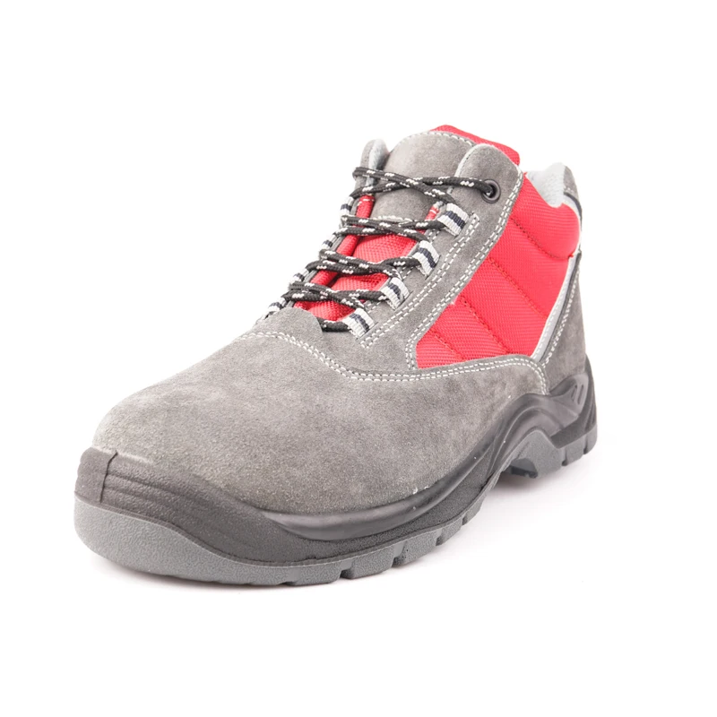 Suede leather wok shoes steel toe shoe  anti-slip high-quality customize safety shoes