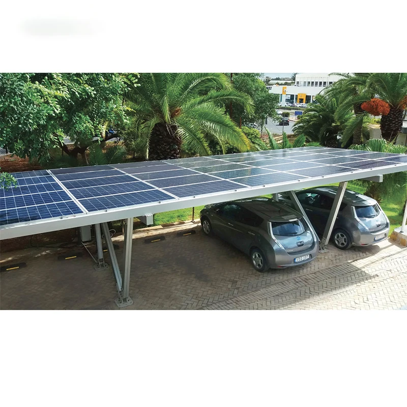 Waterproof car port aluminium Solar Panel Carport Structure Single Solar PV module Carport solar panel carport Quick shipping