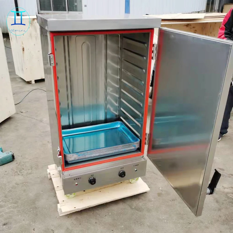 LPG/Natural Gas Steam Oven Rice Cooker Steam Cart Industrial Food Steamer Equipment Rice Cooker With Trolley