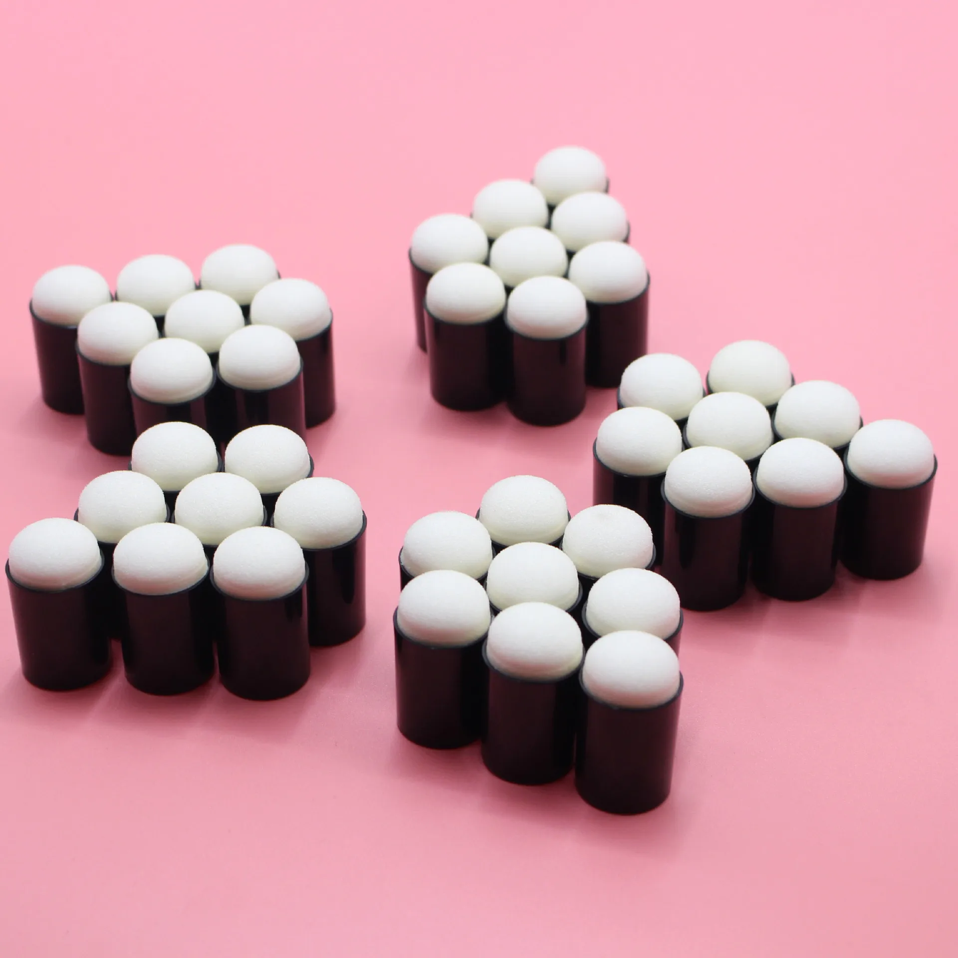 Children Craft DIY Painting Tools Finger Sponge Stamp Black Dauber Sponge