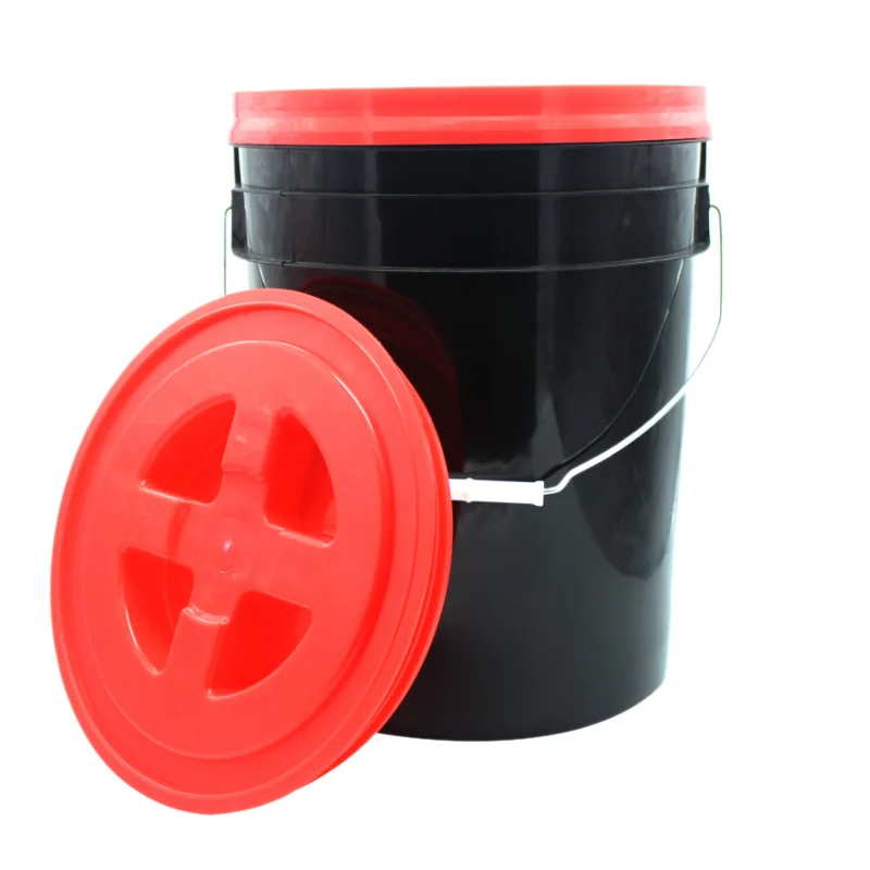 20 liter car wash bucket car wash with lid and holder wash bucket with dolly plastic buckets with lids
