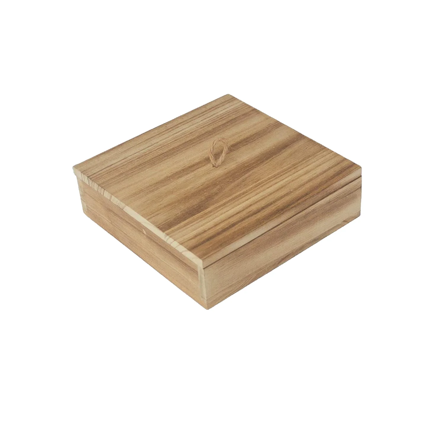 Snack Divider Square Gift For Dry Fruits Mini Keepsake Sushi Craft Wooden Food Boxes