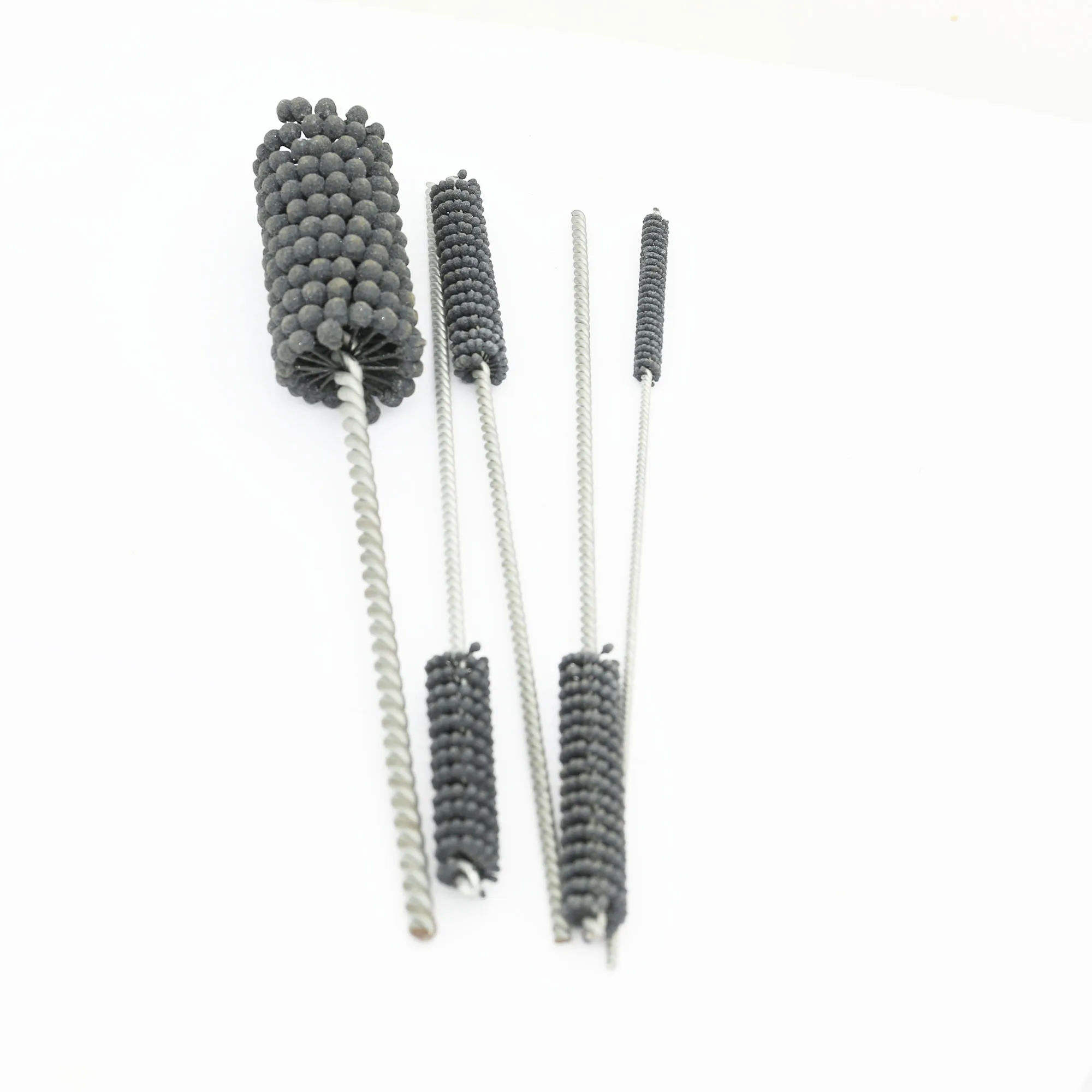 silicon carbide abrasive 180 grit professional flexible ball type honing brush abrasive filament brushes