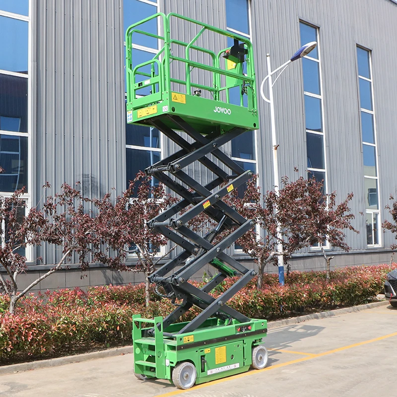 Aerial work platform lift table scissor lift mini auto crawler trolley small hydraulic self propelled electric scissor lift