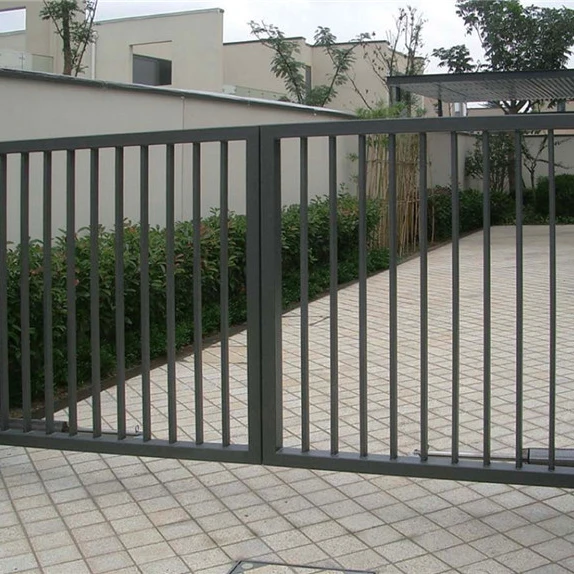 2024  Modern Steel Gate Grill Design/House Latest Main Swing Simple Driveway Wrought Iron Gate