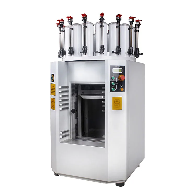 Combined Automatic Gyroscopic Paint Mixer and Manual Paint Tinting Dispenser