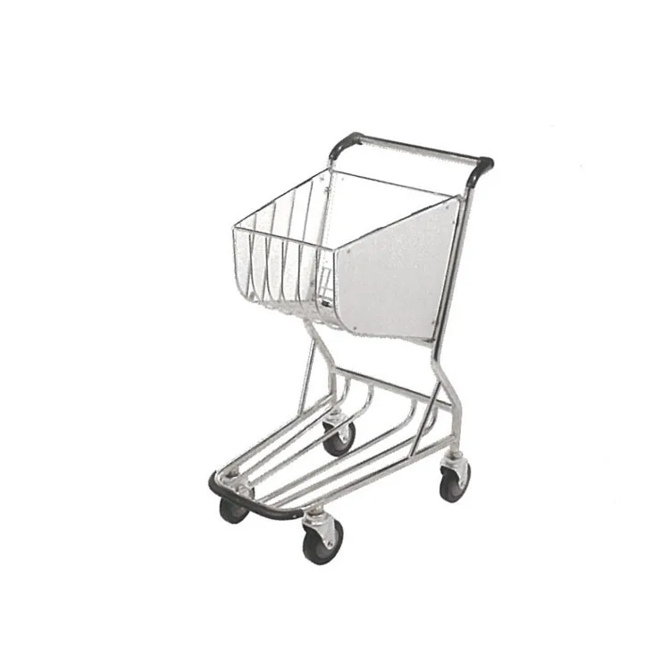 Airport Aluminum Hand Brake Luggage Trolley airport passenger hand trolley